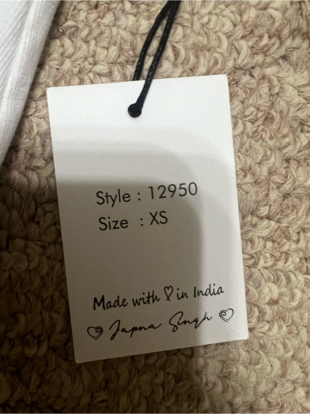 Japna White Cropped Tank Top - Picture 4 of 4